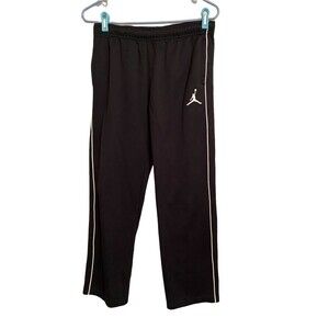 Air Jordan Sweatpants Size Kids L Black White Stripe